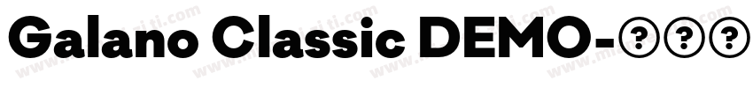 Galano Classic DEMO字体转换